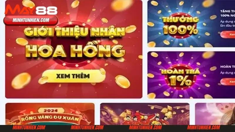 Bật mí một vài chương trình khuyến mãi May88 hot nhất 2024