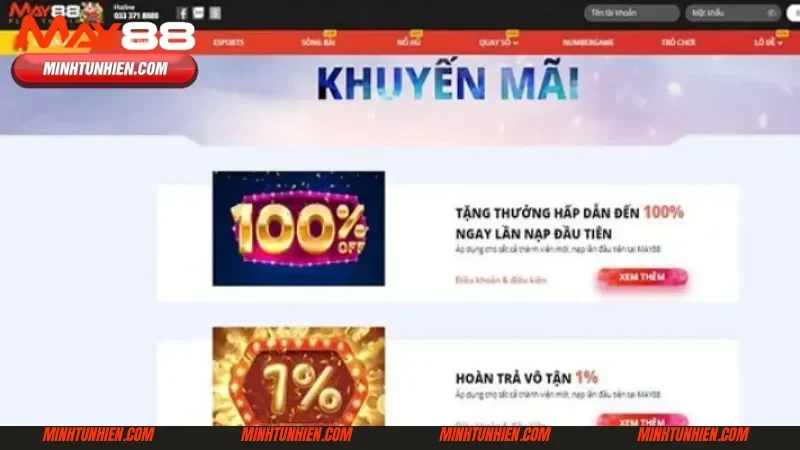Điều kiện để tham gia chương trình khuyến mãi May88